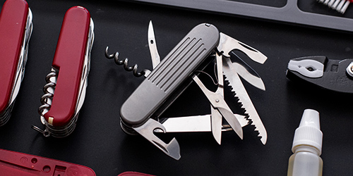 Ti-SAK / PDW 】スイスアーミーナイフのハンドルスケールを交換
