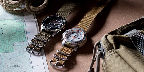 MARATAC】本物の「Zulu ®」ウォッチストラップで愛用の腕時計を